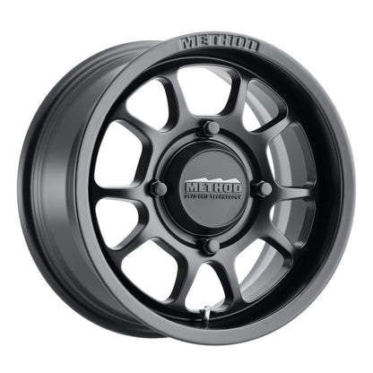 Method MR409 14x7 5+2/+38mm Offset 4x156 132mm CB Matte Black Wheel