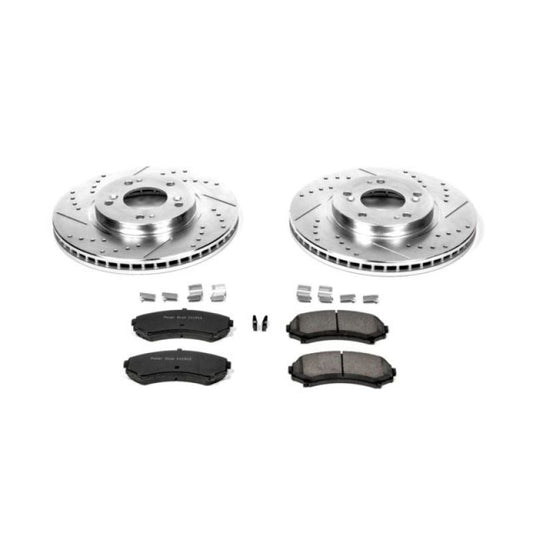 Power Stop Front Z23 Evolution Sport Brake Kit Mitsubishi Endeavor 2004-2011 | K5258