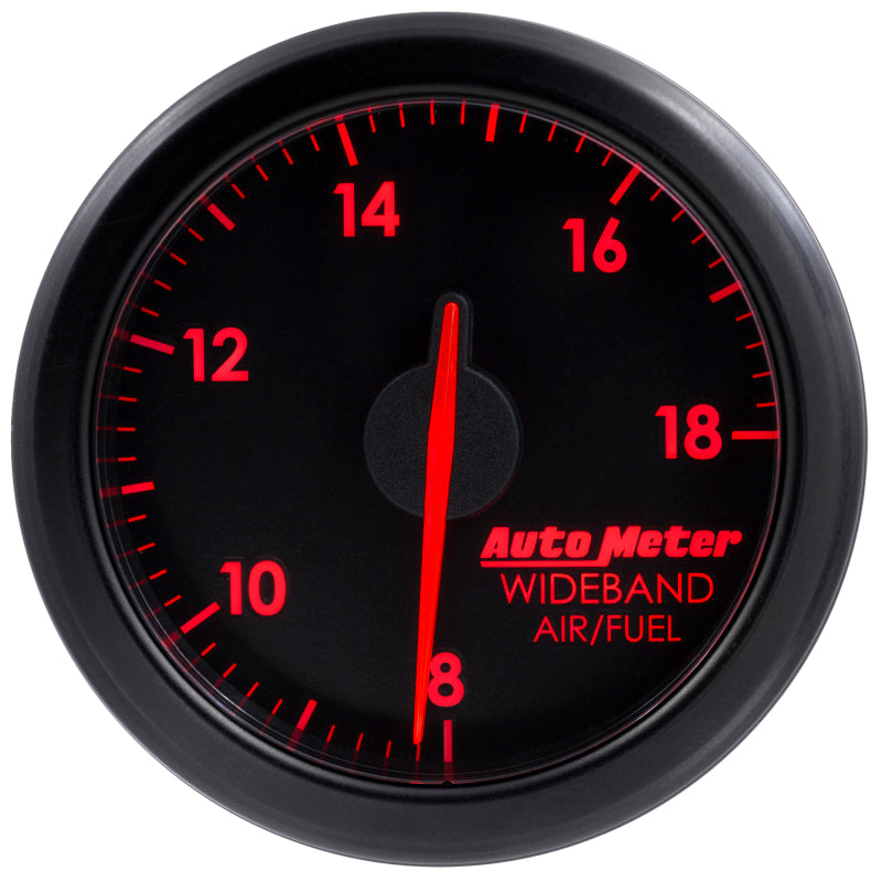 Autometer Airdrive 2-1/6in Wideband Air / Fuel Gauge 10:1-17:1 ARF Range Black Universal | 9178-T