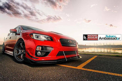 AeroFlowDynamics 15-21 Subaru WRX/STI Front Splitter V2