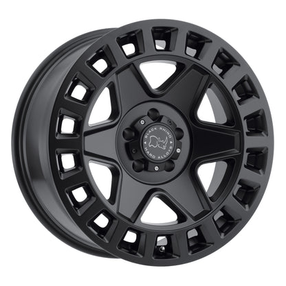 Black Rhino York 18x8.0 5x114.3 ET35 CB 76.1 Matte Black Wheel