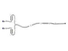 aFe Takeda 3in 304 SS Cat-Back Exhaust System w/Blue Flame Tips Honda Civic Sport L4-1.5L 2017-21 | 49-36624-L