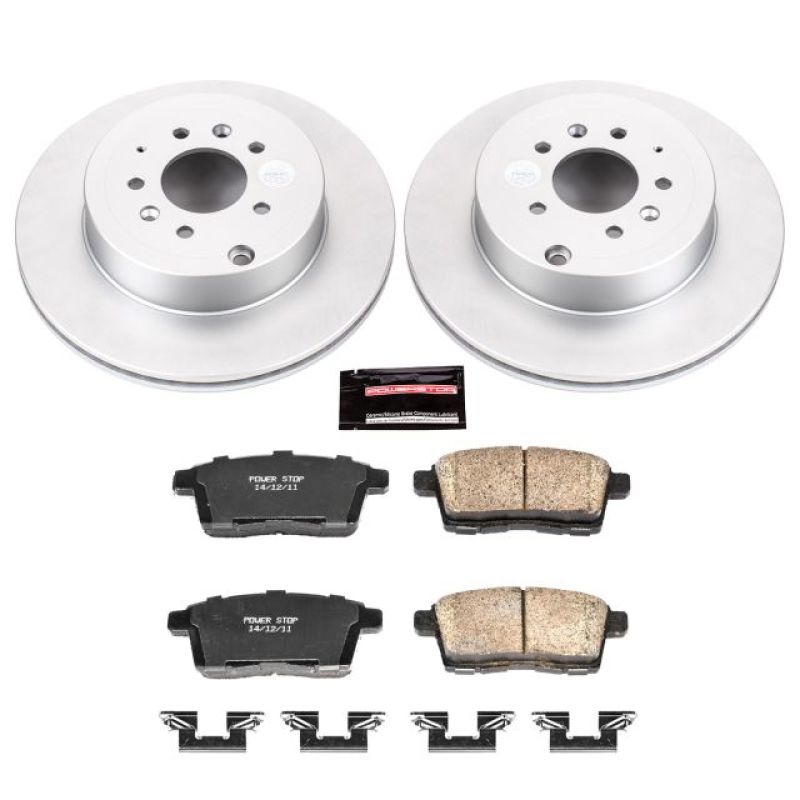 Power Stop Rear Z17 Evolution Geomet Coated Brake Kit Mazda CX-9 2007-2015 | CRK5877