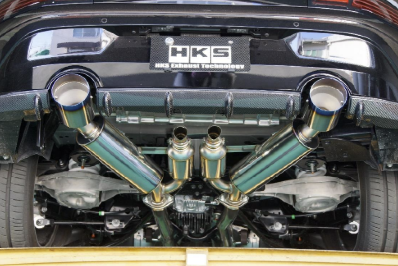 HKS 2023 Nissan Z RZ34 VR30DDTT Dual Hi-Power Titanium Tip Catback Exhaust | 31014-KN002