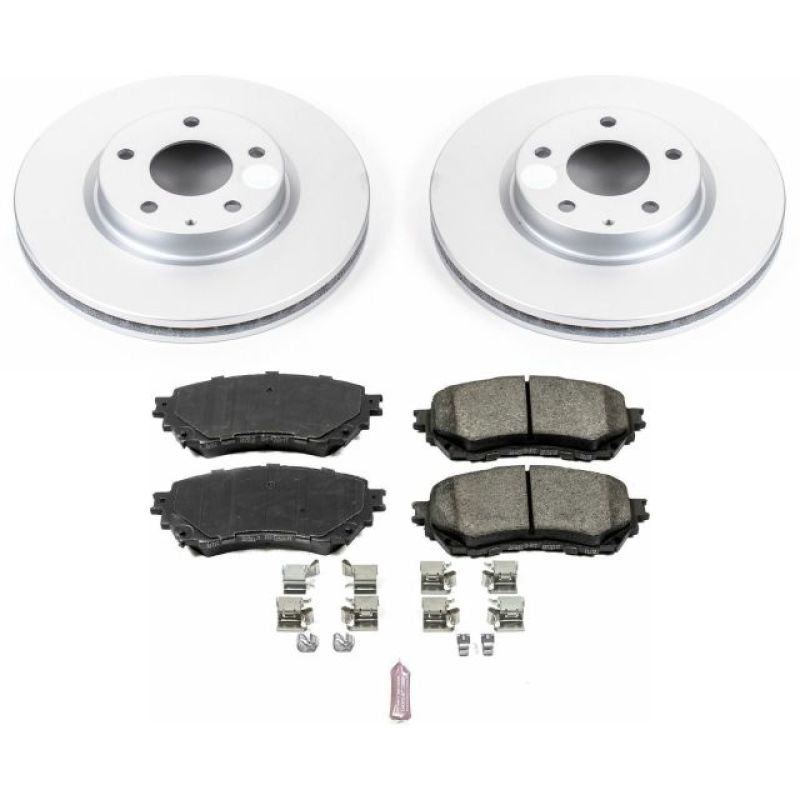 Power Stop Front Z17 Evolution Geomet Coated Brake Kit Mazda Mazdaspeed 6 2014-2018 | JCRK6968