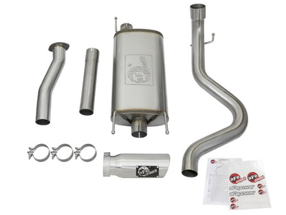 aFe MACHForce XP Cat-Back SS Exhaust w/ Polished Tips Toyota Tacoma V6-3.5L 2016-21 | 49-46026-P