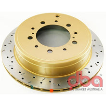 DBA 07+ Toyota LandCruiser 200 Series Rear Drilled and Slotted 4000 Series Rotor | 42723XS