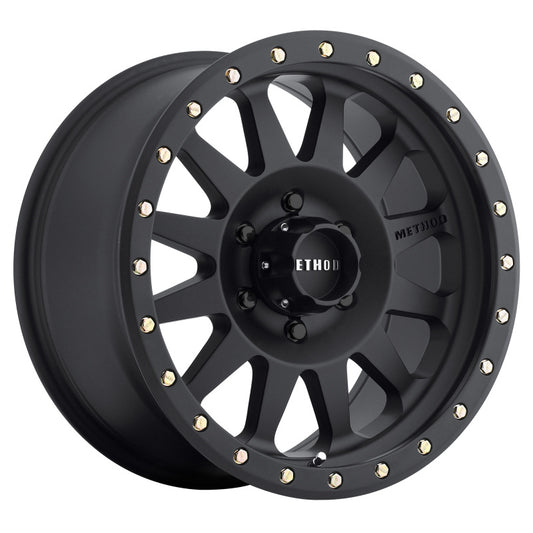 Method MR304 Double Standard 20x10 -18mm Offset 6x5.5 108mm CB Matte Black Wheel | MR30421060518N