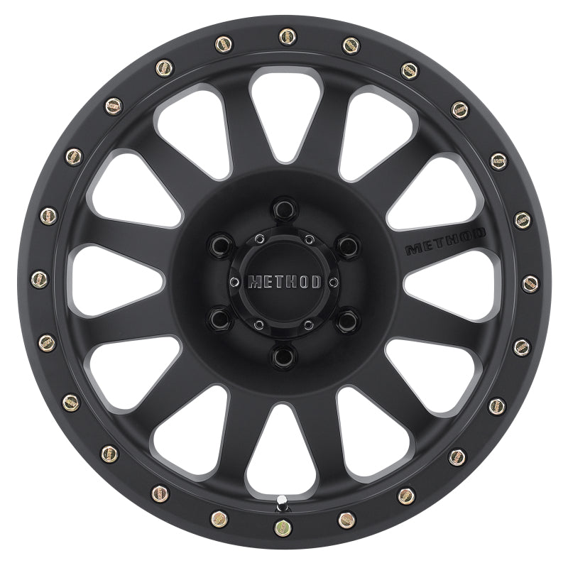 Method MR304 Double Standard 20x10 -18mm Offset 6x135 94mm CB Matte Black Wheel | MR30421016518N