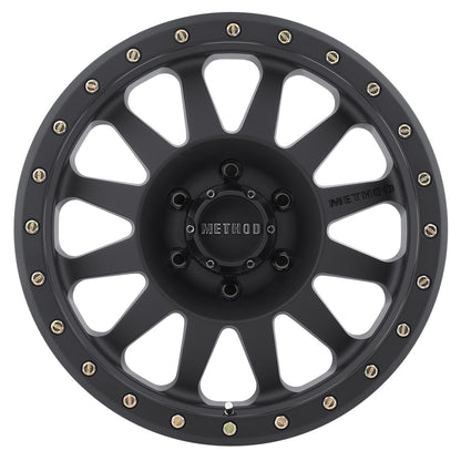 Method MR304 Double Standard 20x10 -18mm Offset 6x135 94mm CB Matte Black Wheel | MR30421016518N