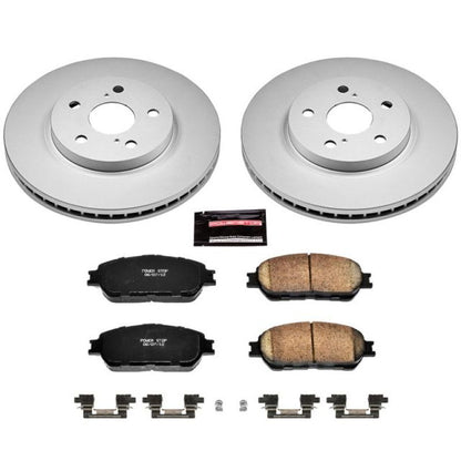 Power Stop Front Z17 Evolution Geomet Coated Brake Kit Toyota Camry 2005-2006 | CRK2410