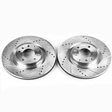 Power Stop Front Evolution Drilled & Slotted Rotors Pair Mazda RX-8 2004-2011 | JBR968XPR