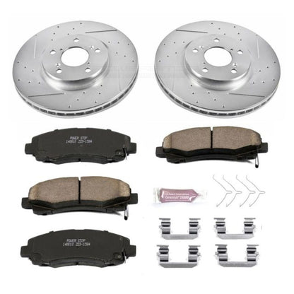 Power Stop Front Z23 Evolution Sport Brake Kit Honda Ridgeline 2012-2014 | K5939