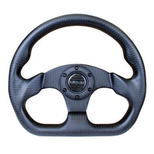NRG Carbon Fiber Steering Wheel | 320mm Flat Bottom Matte Black Carbon