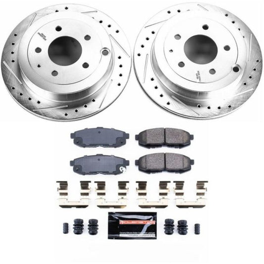 Power Stop Rear Z23 Evolution Sport Brake Kit Mazda MPV 2004-2006 | K4601