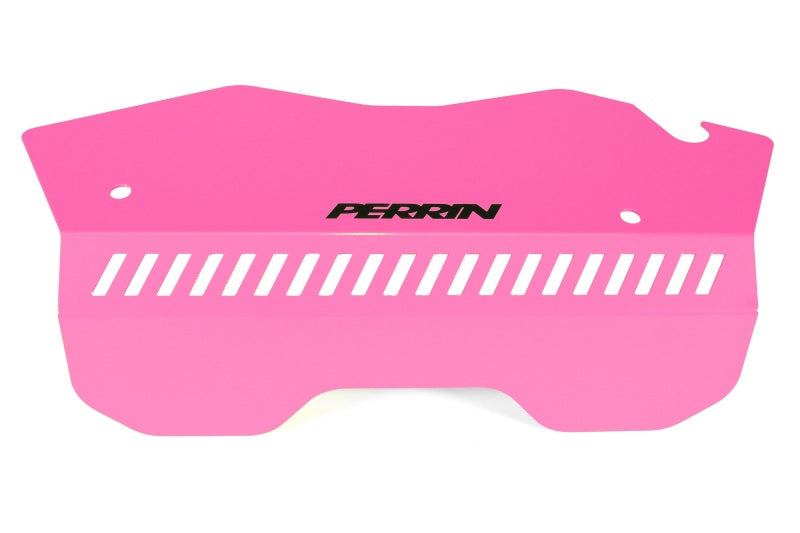 Perrin 2022+ Subaru WRX Pulley Cover - Hyper Pink | PSP-ENG-153HP