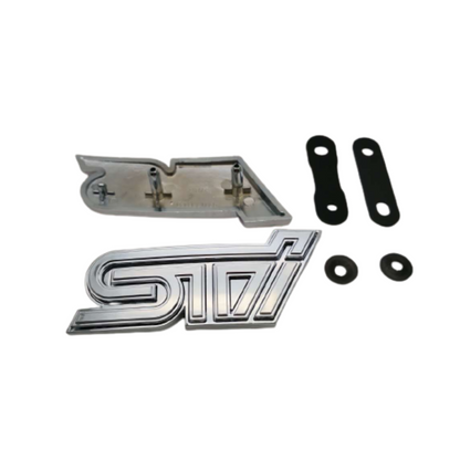 Racing Art STI Grill Emblem w/ Multiple Color Avaialable - Universal