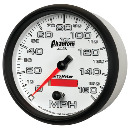 Autometer Phantom II 5in Electrical Programmable Speedometer 150MPH Universal | 7589