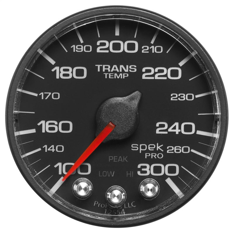 Autometer Spek-Pro 52.4mm 100-300 Deg F Digital Stepper Motor Transmission Temperature Gauge Universal | P342328