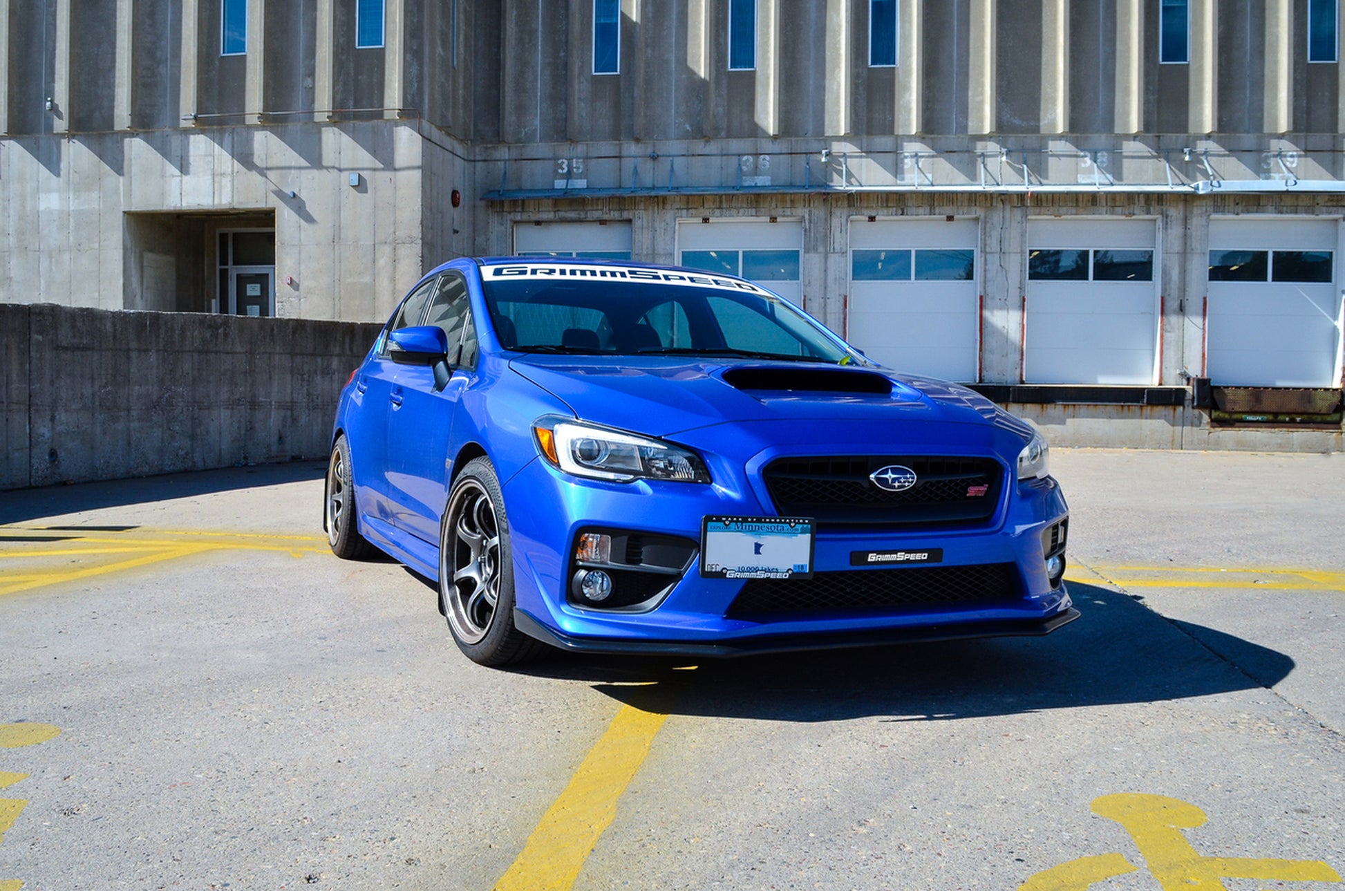 GrimmSpeed License Plate Delete - WRX/STI 2006-2014 | 094079