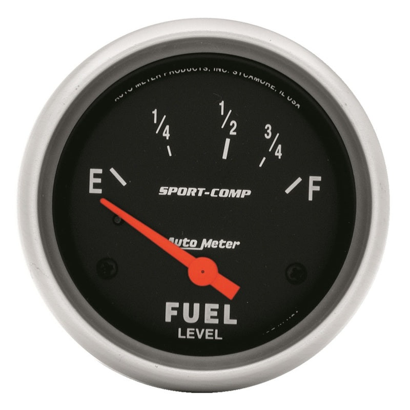 Autometer Sport-Comp 2 5/8in 73ohm-10ohm Fuel Level Gauge Universal | 3515