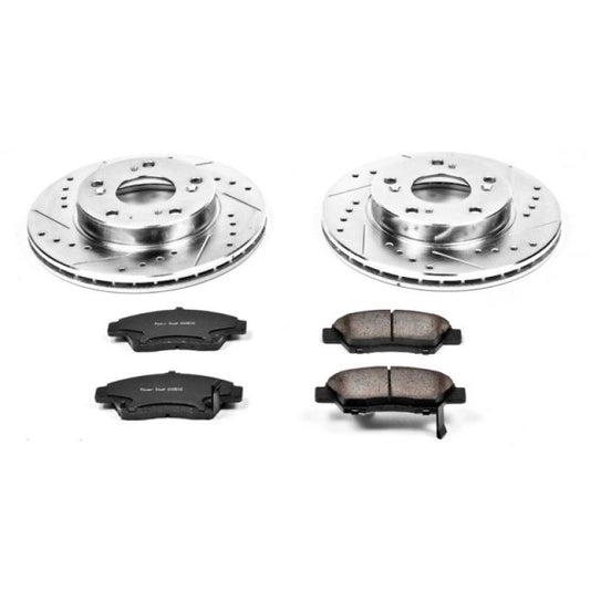 Power Stop Front Z23 Evolution Sport Brake Kit Honda CR-Z 2011-2015 | K5400