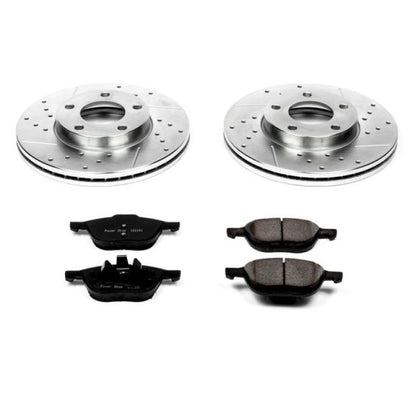 Power Stop Front Z23 Evolution Sport Brake Kit Mazda 3 2004-2013 | K120