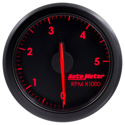 Autometer Airdrive 2-1/6in Tachometer Gauge 0-5K RPM Black Universal | 9198-T