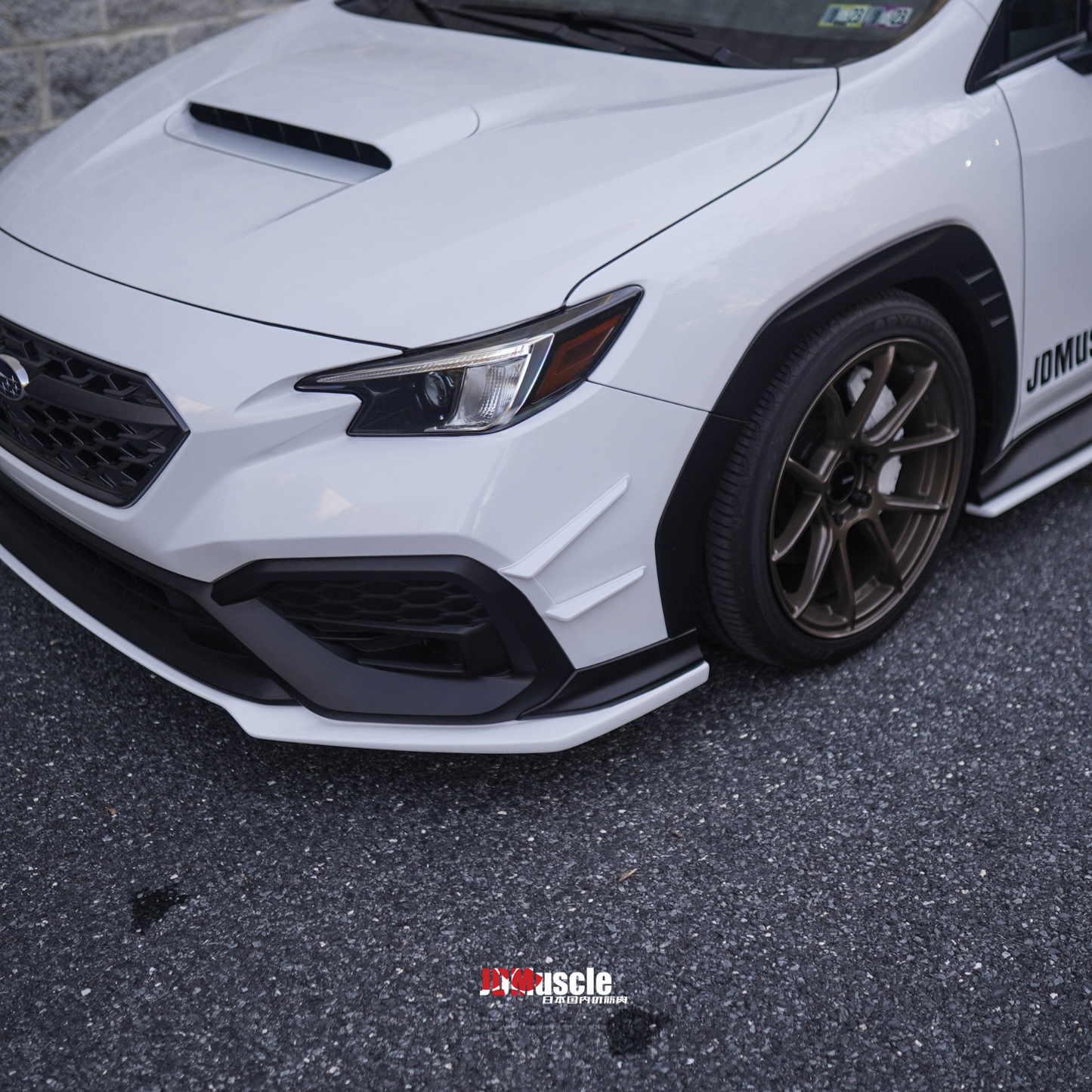 JDMuscle 22-24 WRX Canards V1 - ABS / Paint Matched / Gloss Black