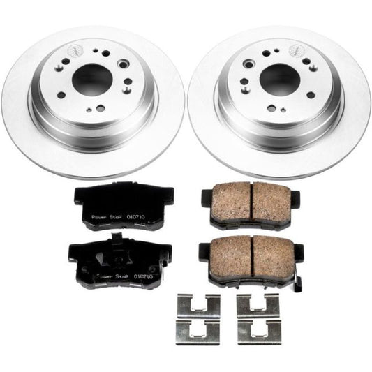 Power Stop Rear Z17 Evolution Geomet Coated Brake Kit Honda Accord Crosstour 2010-2011 / Crosstour 2012-2015 | CRK5859