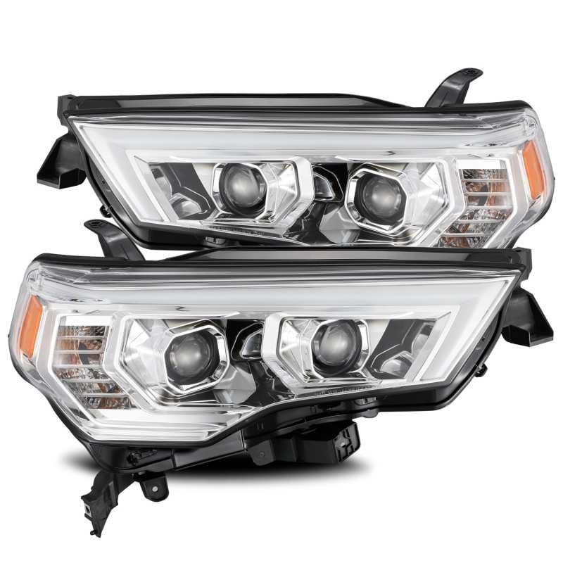 AlphaRex PRO-Series Projector Headlights Plank Style Chrome w/Sequential Signal Toyota 4Runner 2014-21 | 880731