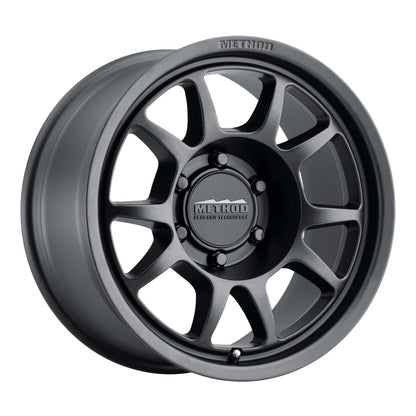 Method MR702 17x8.5 0mm Offset 6x120 67mm CB Matte Black Wheel
