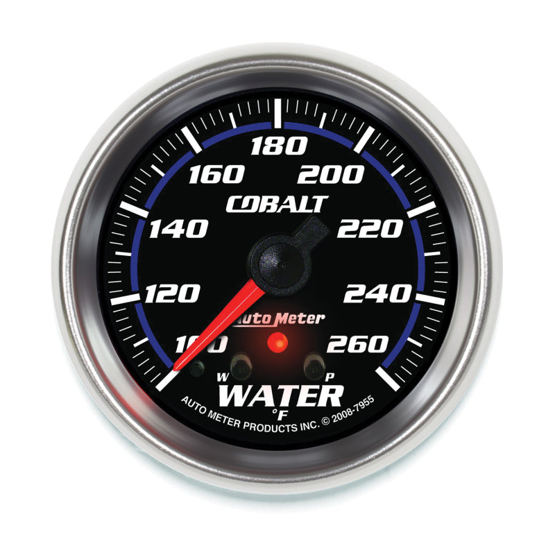 Autometer Cobalt 66.7mm 100-260 Degree F DSM Water Temperature Gauge Universal | 7955