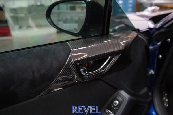 Revel 2022 GR8/BRZ GT Dry Carbon Door Trim Covers - 2 Pieces | 1TR4GT0CS07