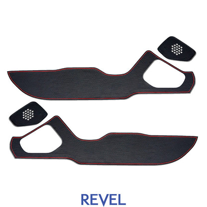 Revel  2022 GR86/BRZ GT Design Kick Panel Cover (Red Stitch)- 4 Pieces | 1TR5GDCS01R