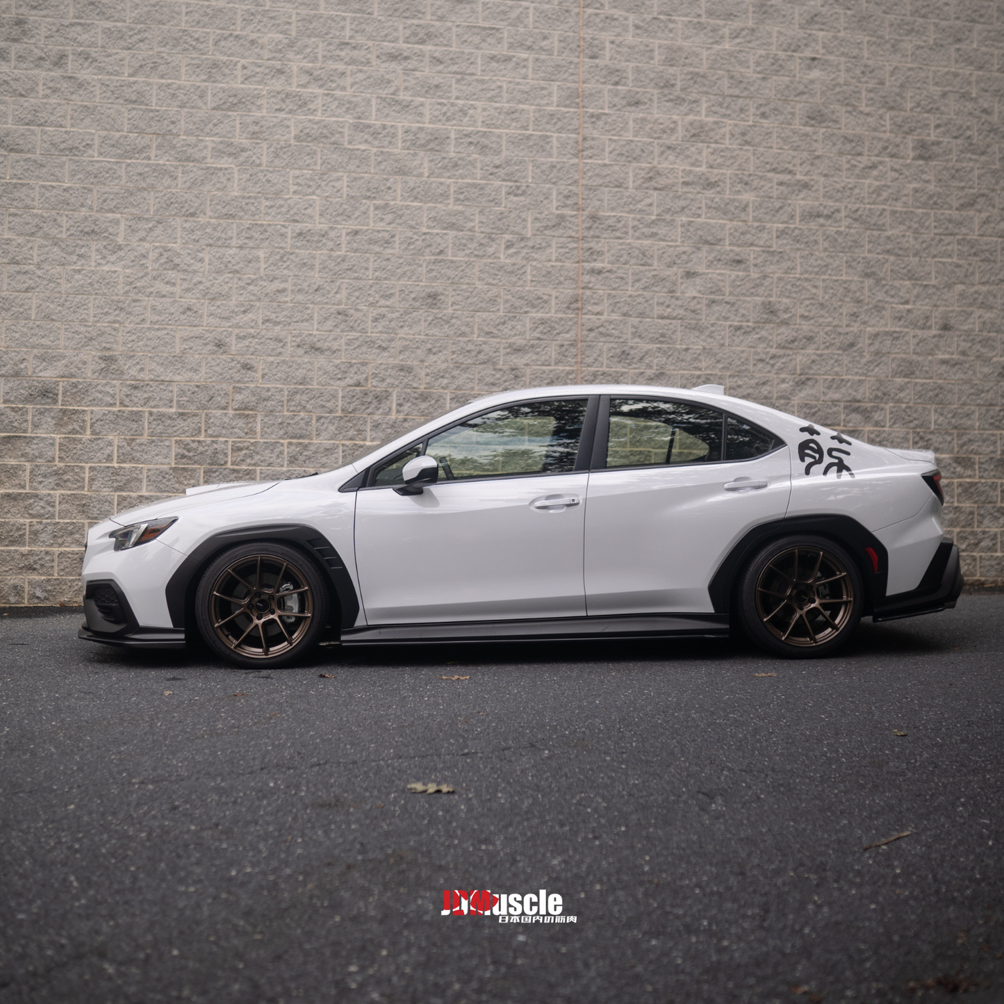 JDMuscle 2022-24 WRX Tanso Carbon Fiber Side Skirts - OE+ Style