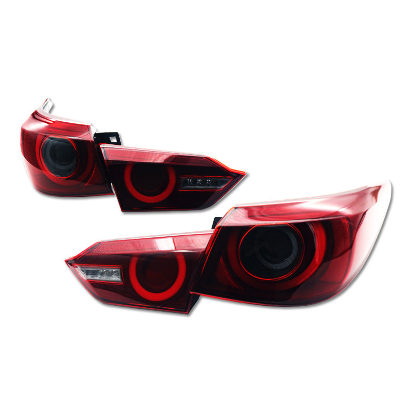 Reshingu 400R Style Tail Lights For 14-17 & 18+ Infiniti Q50/Q50S