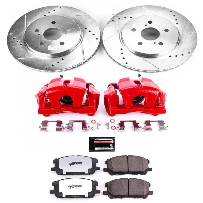 Power Stop Front Z36 Truck & Tow Brake Upgrade Kit w/ Calipers Lexus RX330 2004-2006 / RX350 2007-2009 | KC196-36