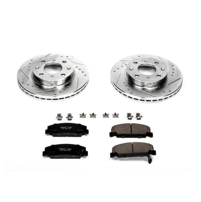 Power Stop Front Z23 Evolution Sport Brake Kit Honda Civic 1990-2000 / CRX 1990-1991 | K699