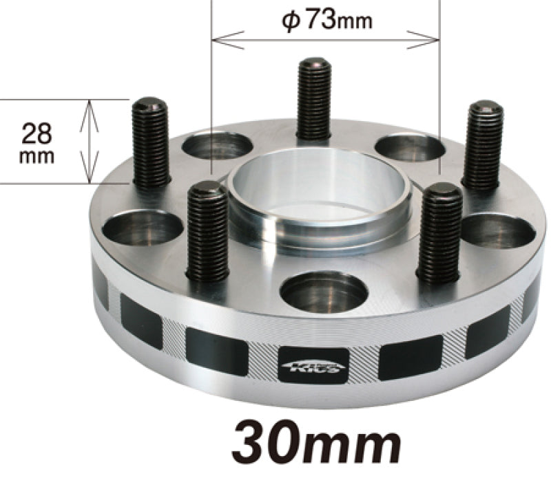 Project Kics 30mm Thick 12x1.5 5-139.7 Wide Tread Spacers 4WD | W5330W1WTS