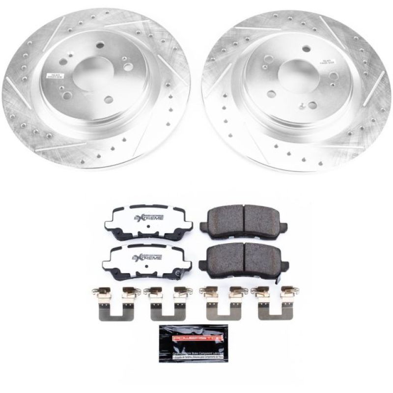 Power Stop Rear Z26 Street Warrior Brake Kit Honda Odyssey 2018-2020 | K7903-26