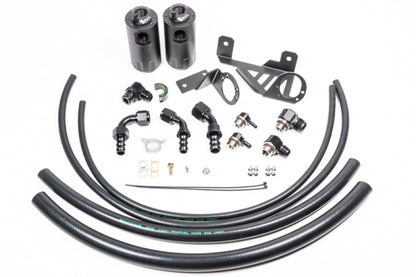 Radium Engineering Dual Catch Can Kit Toyota Supra MK5 2020+ | 20-0751