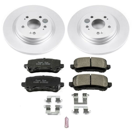 Power Stop Rear Z17 Evolution Geomet Coated Brake Kit Honda Odyssey 2018-2020 | CRK7903