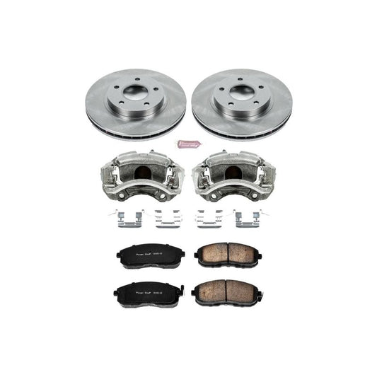 Power Stop Front Autospecialty Brake Kit w/ Calipers Infiniti I30 2000-2001 | KCOE2280