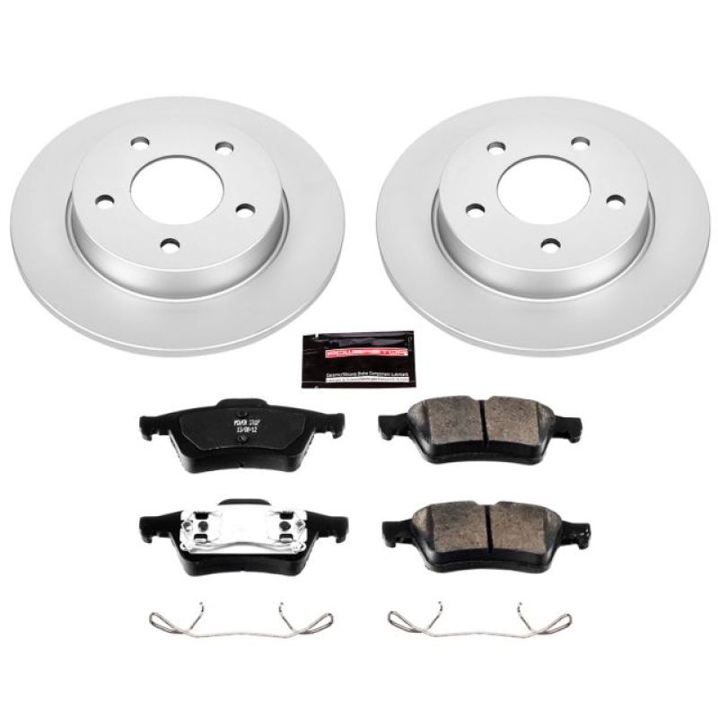 Power Stop Rear Z17 Evolution Geomet Coated Brake Kit Mazda Mazdaspeed 3 2004-2005 | CRK124