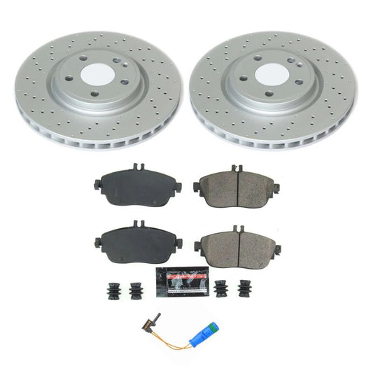 Power Stop Front Z17 Evolution Geomet Coated Brake Kit Infiniti QX30 2017-2019 | CRK8266