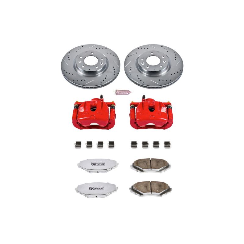 Power Stop Front Z26 Street Kit w/ Calipers Mazda RX-8 2004-2008 | KC2964-26