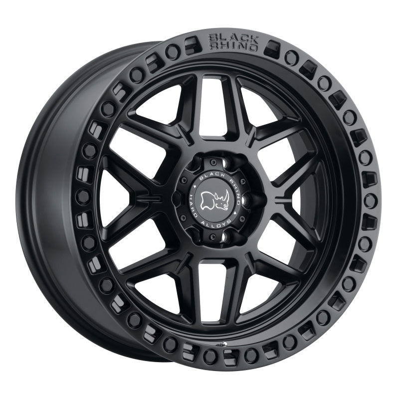 Black Rhino Kelso 17x9.0 5x114.3 ET-18 CB 76.1 Matte Black w/Black Bolts Wheel