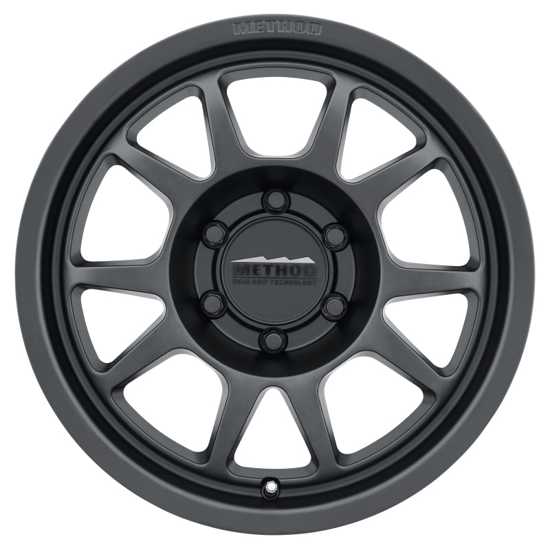 Method MR702 17x8.5 0mm Offset 6x120 67mm CB Matte Black Wheel