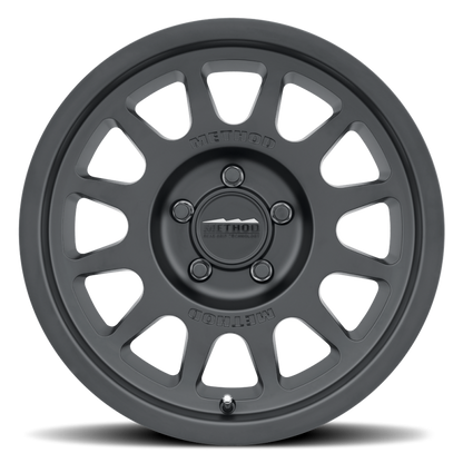 Method MR703 17x8.5 +25mm Offset 5x5 71.5mm CB Matte Black Wheel | MR70378550525